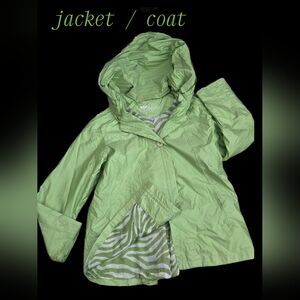 *0790 Neyelle used once lined waterproof hooded coat women L